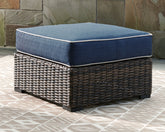 Grasson Lane Ottoman with Cushion - furniture place usa