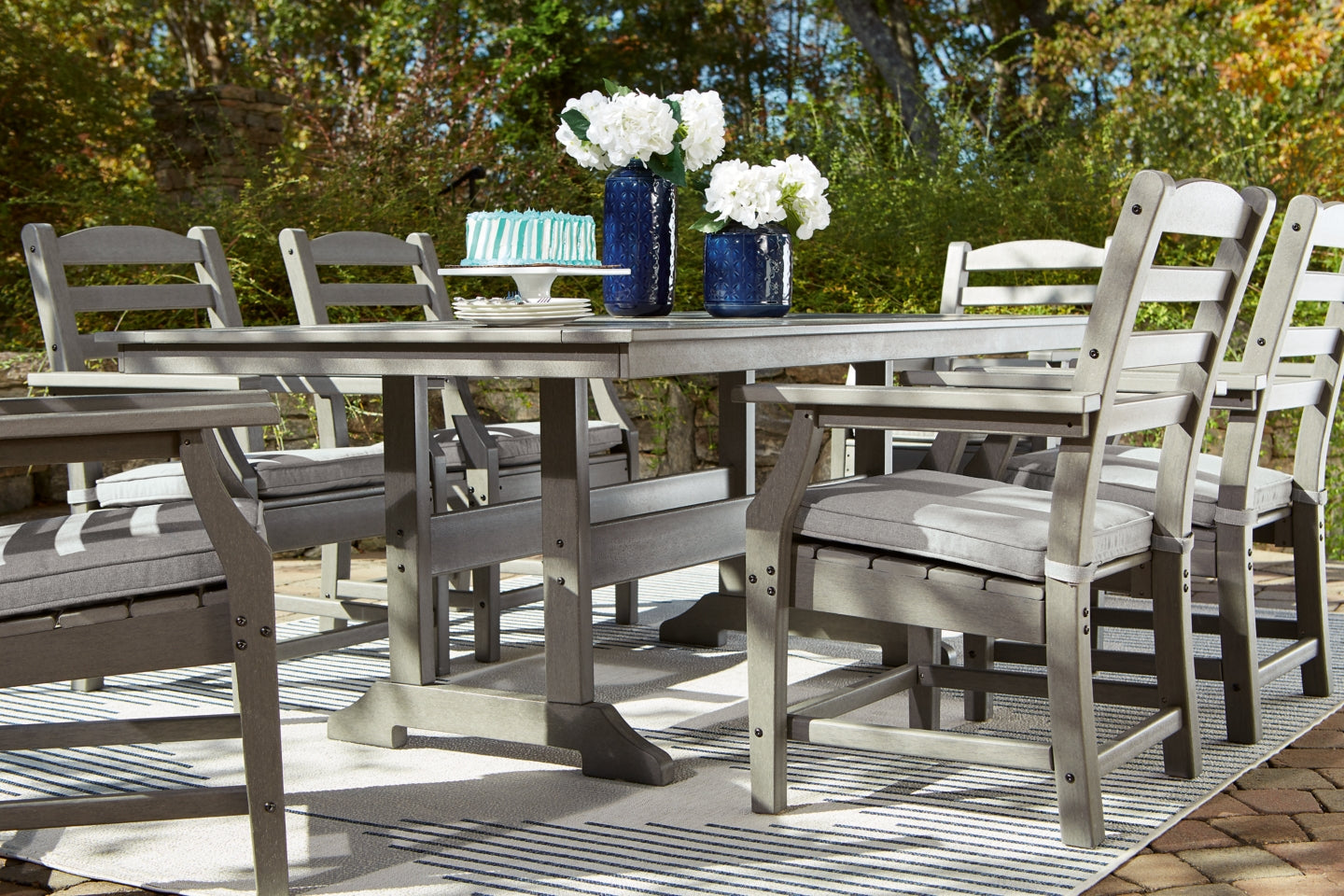 Visola Outdoor Dining Table - furniture place usa