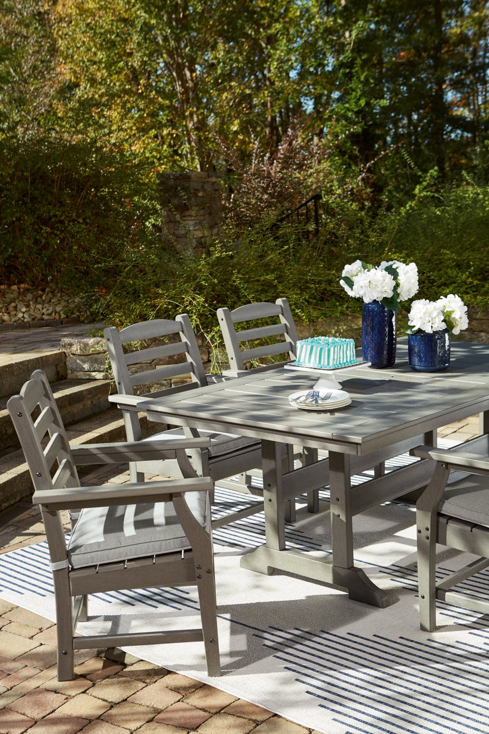 Visola Outdoor Dining Table - furniture place usa