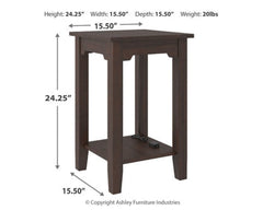 Camiburg Chairside End Table - furniture place usa