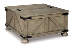 Aldwin Coffee Table With Storage - furniture place usa