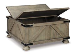 Aldwin Coffee Table With Storage - furniture place usa