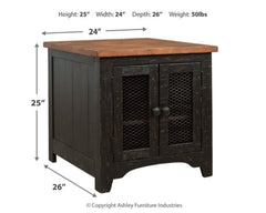 Valebeck End Table - furniture place usa