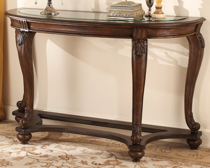 Norcastle Sofa/Console Table - furniture place usa
