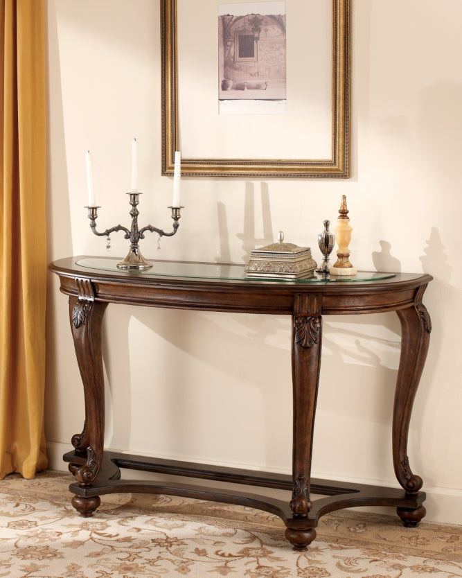 Norcastle Sofa/Console Table - furniture place usa