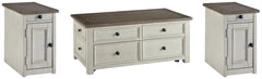 Bolanburg Coffee Table and 2 Chairside End Tables - furniture place usa