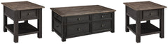Tyler Creek Coffee Table and 2 End Tables - furniture place usa