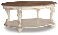 Realyn Coffee Table and 2 End Tables - furniture place usa