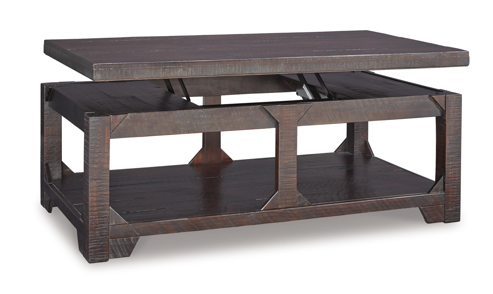 Rogness Coffee Table with Lift Top - furniture place usa