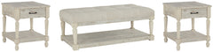 Shawnalore Coffee Table with 2 End Tables - PKG007164 - furniture place usa