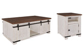 Wystfield Coffee Table with 1 End Table - PKG010580 - furniture place usa