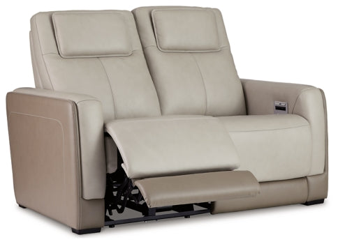 Battleville Power Reclining Loveseat - furniture place usa