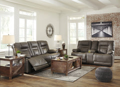 Wurstrow Power Reclining Sofa and Loveseat - furniture place usa
