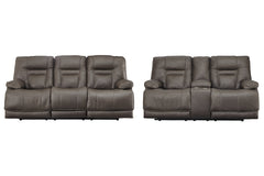 Wurstrow Power Reclining Sofa and Loveseat - furniture place usa