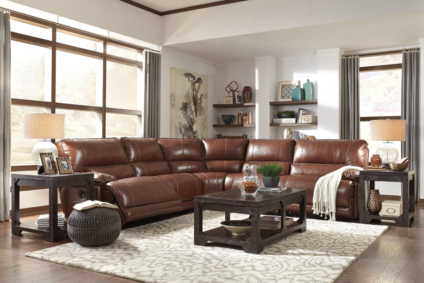 Rogness Coffee Table with Lift Top - furniture place usa