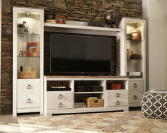 Willowton 4-Piece Entertainment Center - furniture place usa