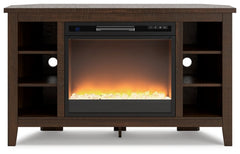 Camiburg Corner TV Stand with Electric Fireplace - W283W5 - furniture place usa