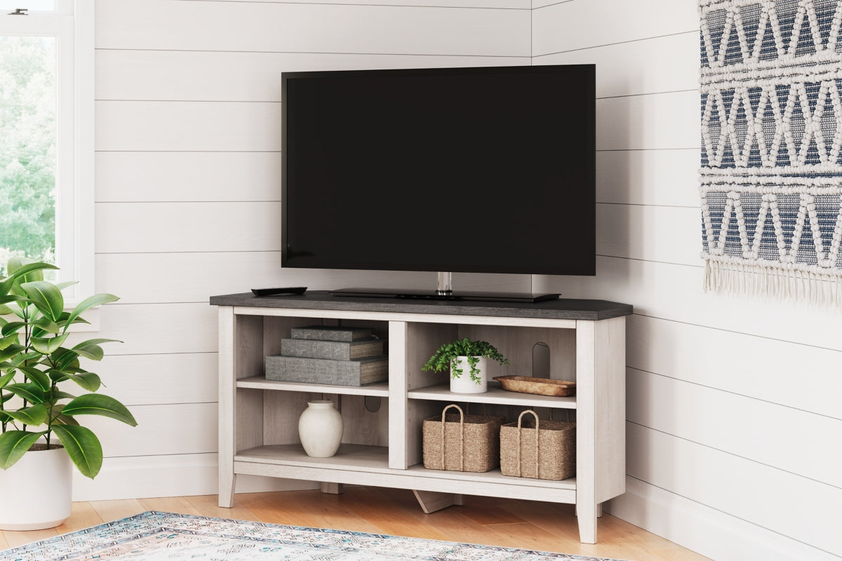 Dorrinson Corner TV Stand - furniture place usa