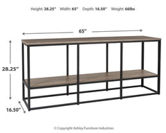 Wadeworth 65" TV Stand - furniture place usa