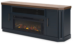 Landocken 83" TV Stand with Electric Fireplace - furniture place usa