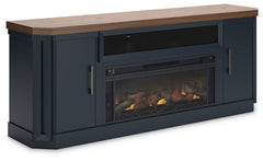 Landocken 83" TV Stand with Electric Fireplace - furniture place usa