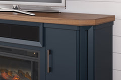 Landocken 83" TV Stand with Electric Fireplace - furniture place usa