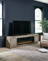 Krystanza TV Stand with Electric Fireplace - furniture place usa