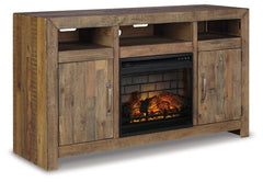 Sommerford 62" TV Stand with Electric Fireplace - W775W4 - furniture place usa