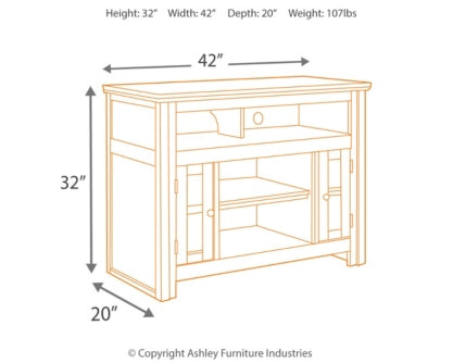Harpan 42" TV Stand - furniture place usa
