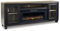 Foyland 83" TV Stand with Electric Fireplace - furniture place usa