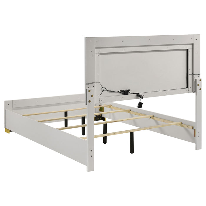 Marceline Panel Bed with LED Lighting