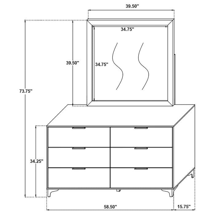 Kendall Dresser with Mirror