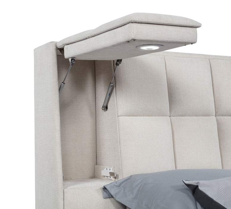 Dreux Panel Platform Bed