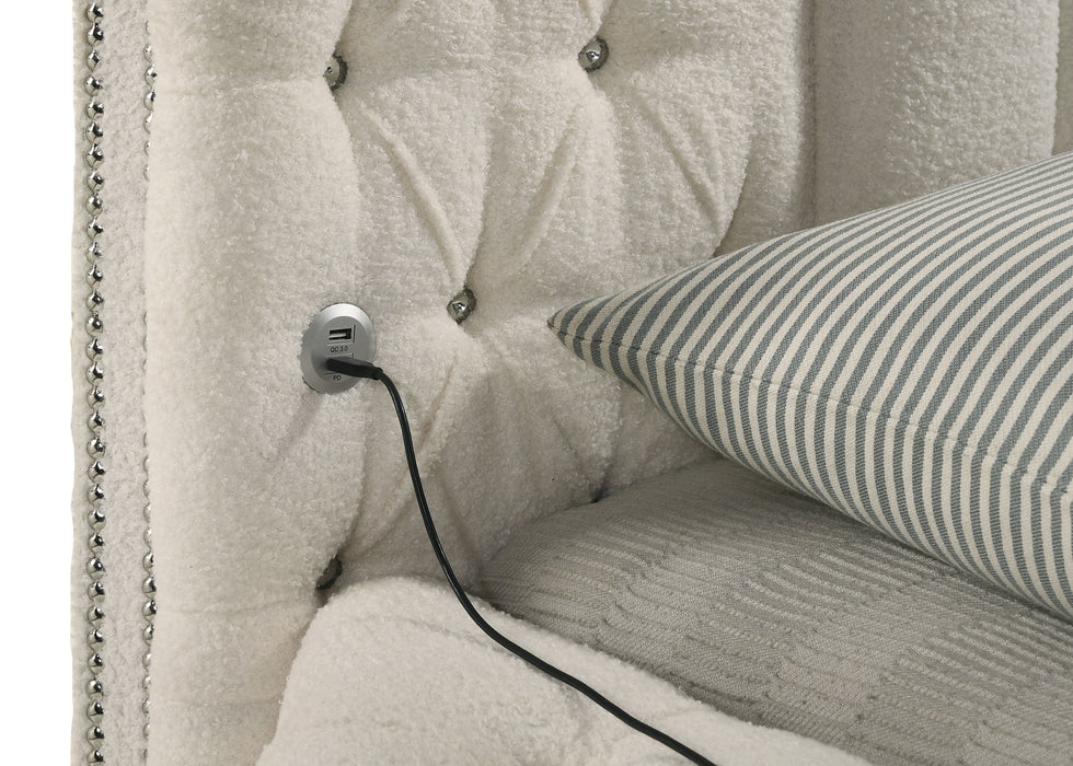 Sonya Panel Floor Storage Bed