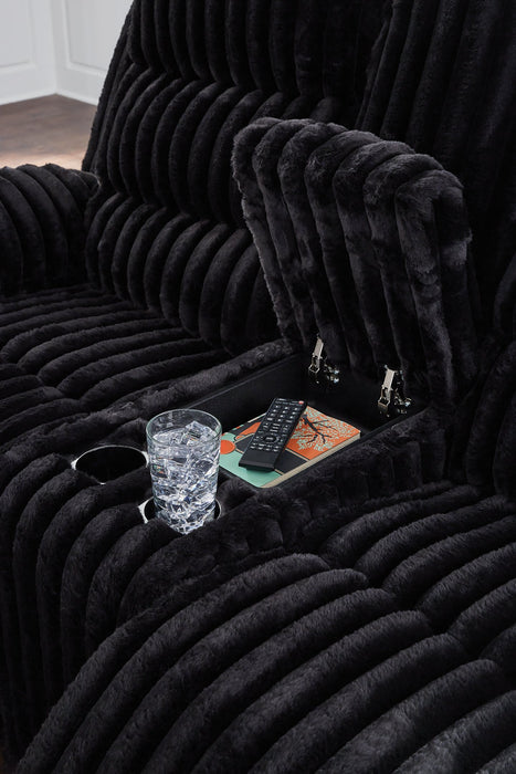 Rhine Falls Reclining Loveseat with Console