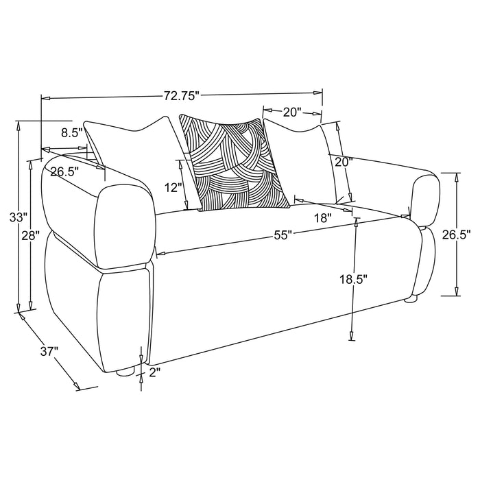 Jeanette Sofa Set