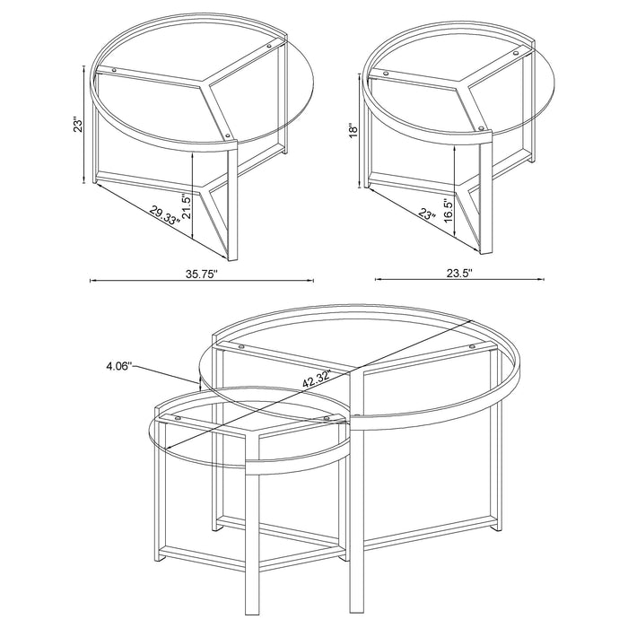 Delia Nesting Coffee Table