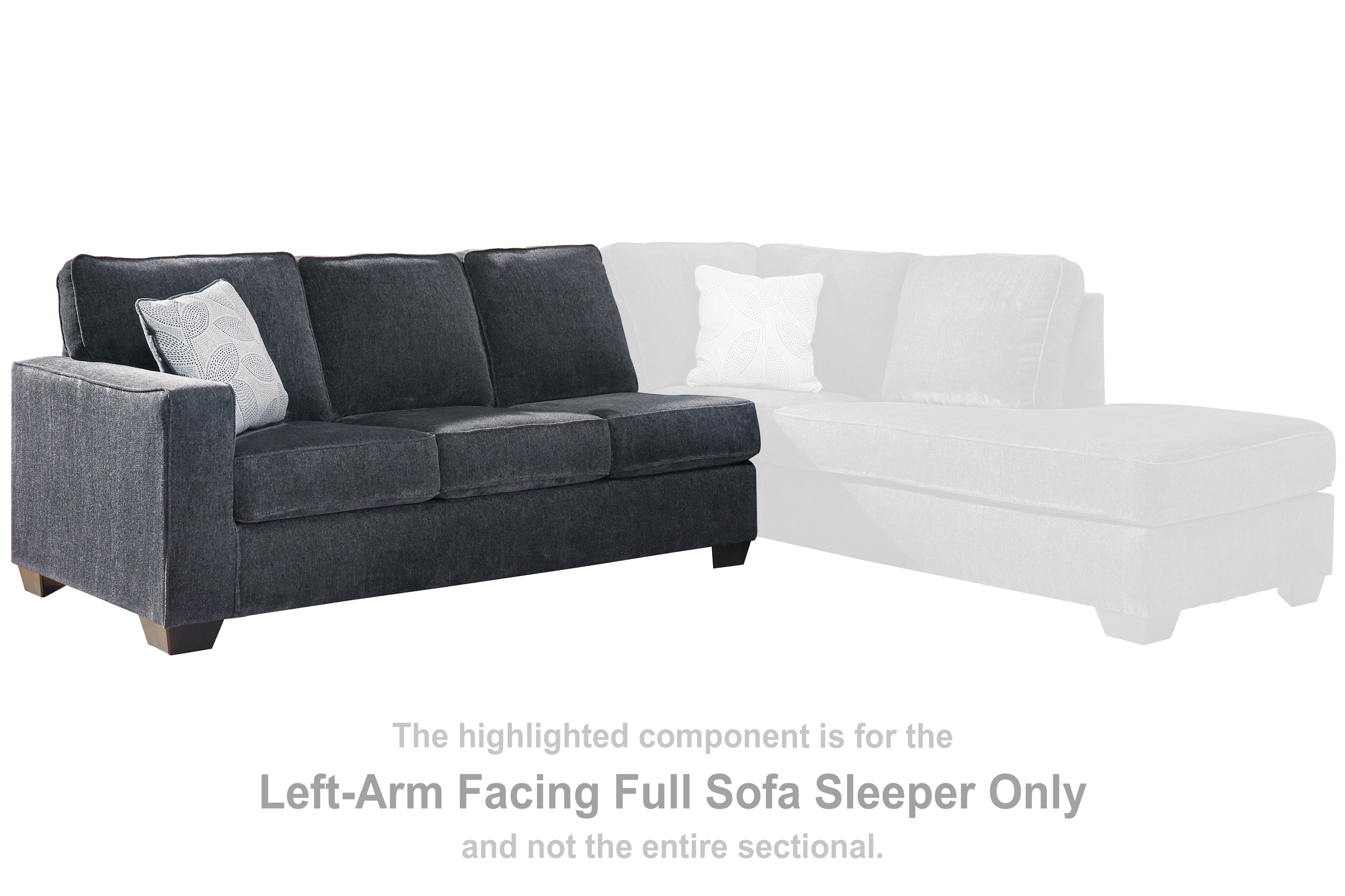 Altari Left-Arm Facing Full Sofa Sleeper