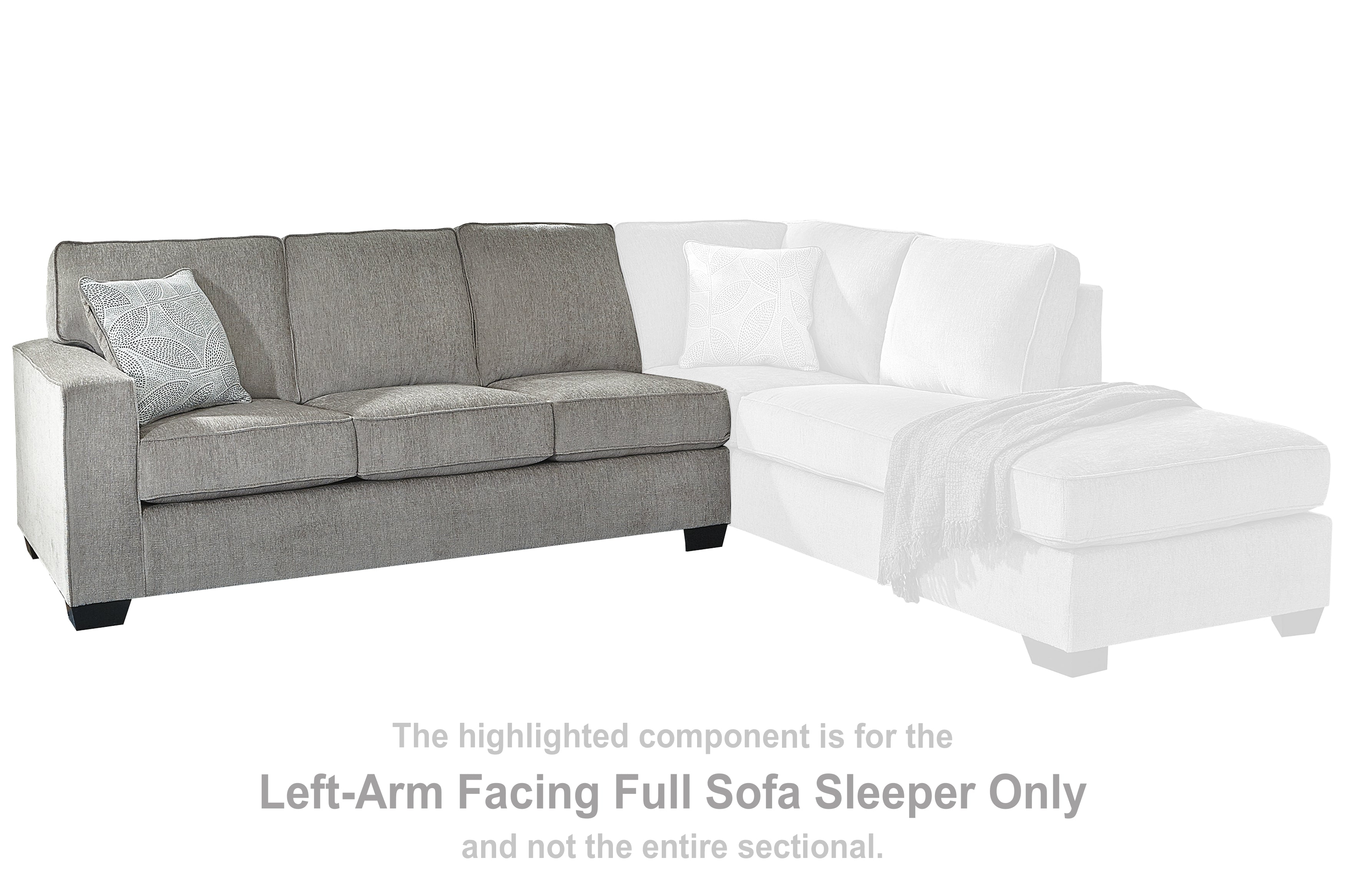 Altari Left-Arm Facing Full Sofa Sleeper