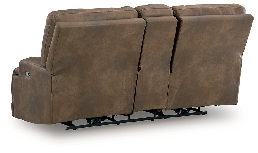 Beckley Place Power Reclining Loveseat with Console