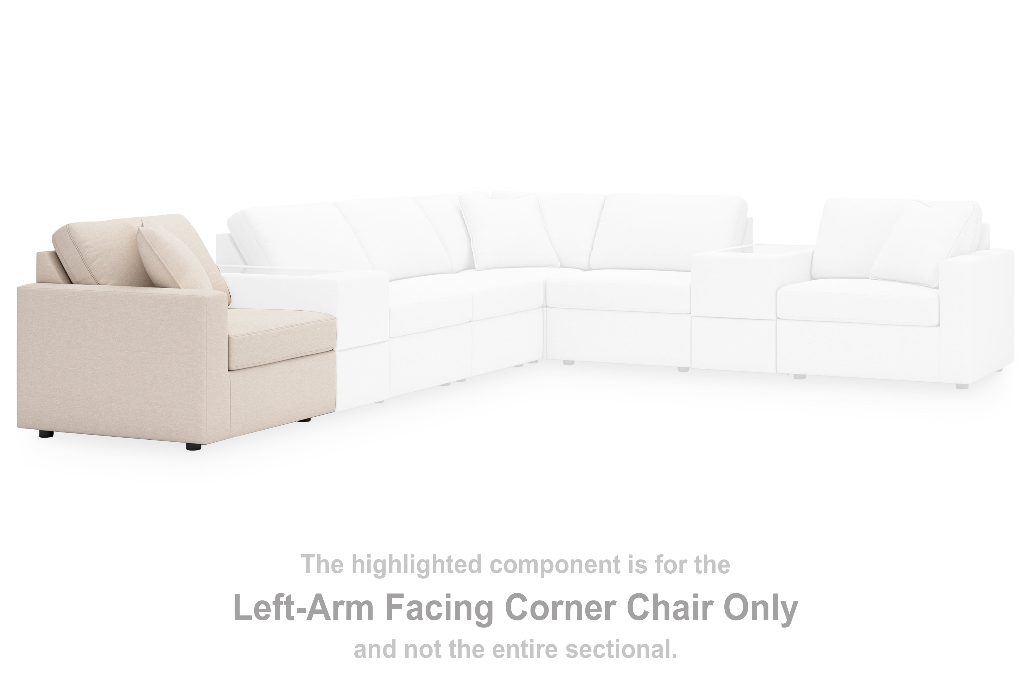 Modmax Left-Arm Facing Corner Chair
