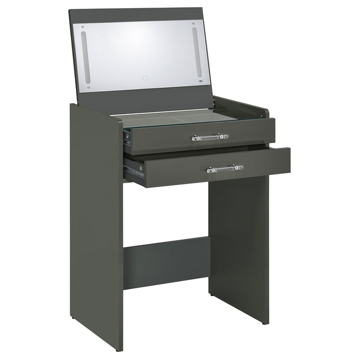 Danbury Makeup Vanity Table with LED Mirror and Stool