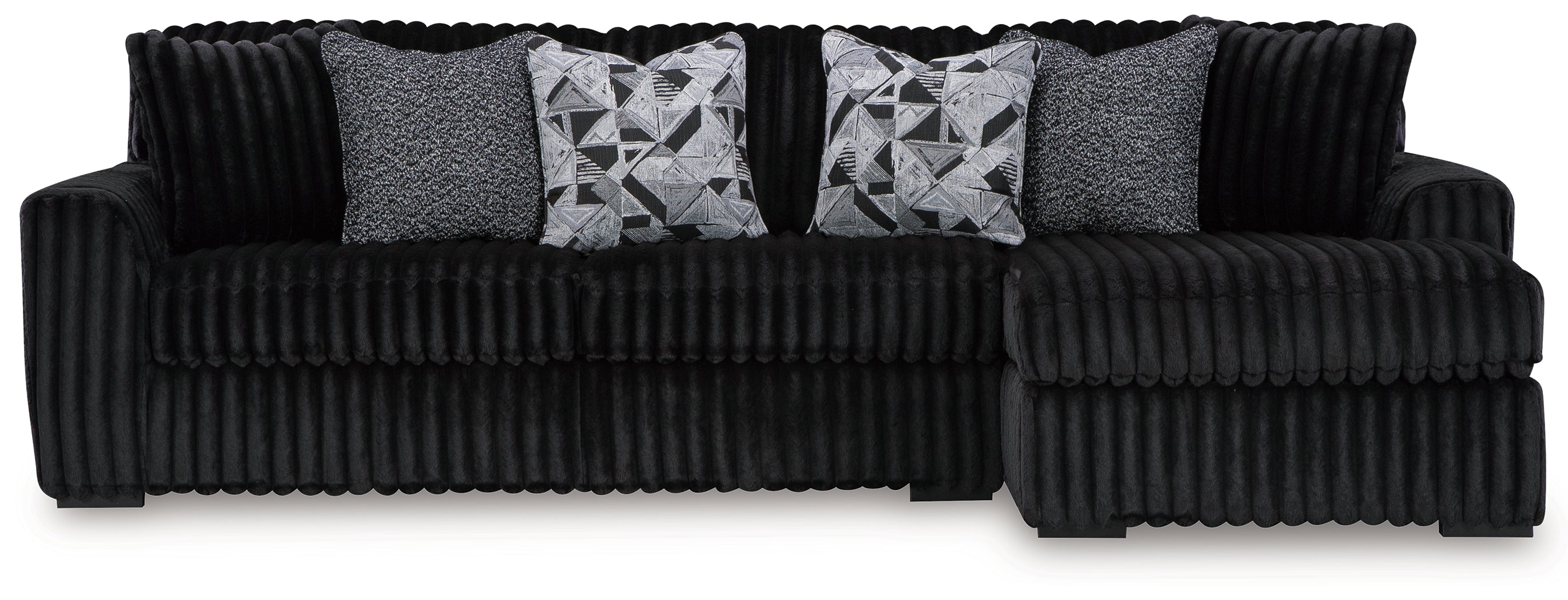 Midnight-Madness 2-Piece Sectional Sofa with Chaise