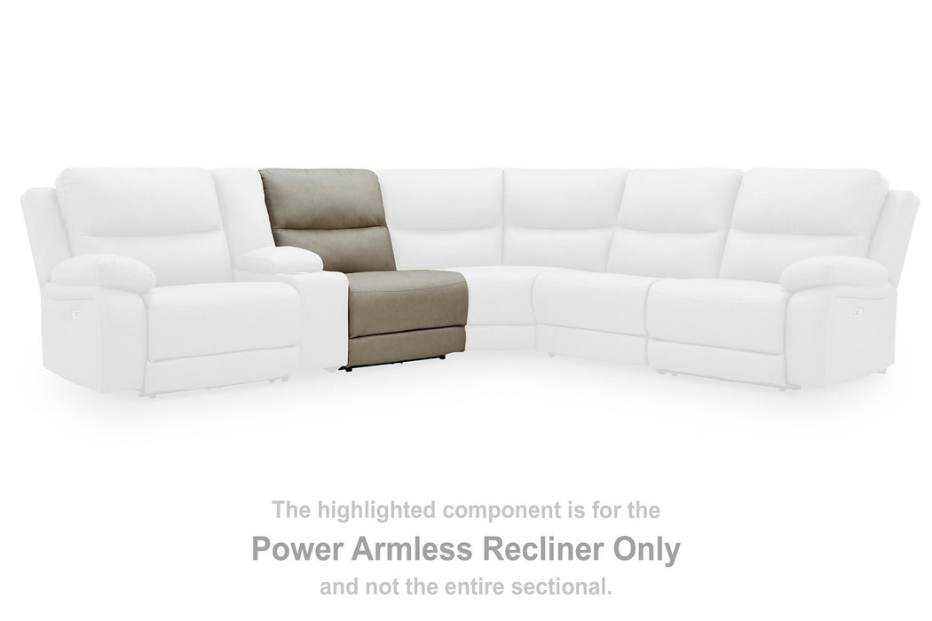 Narwhal Place Reclining Sectional with Storage Console