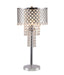 CRYSTAL ON MESH TABLE LAMP 28 H image