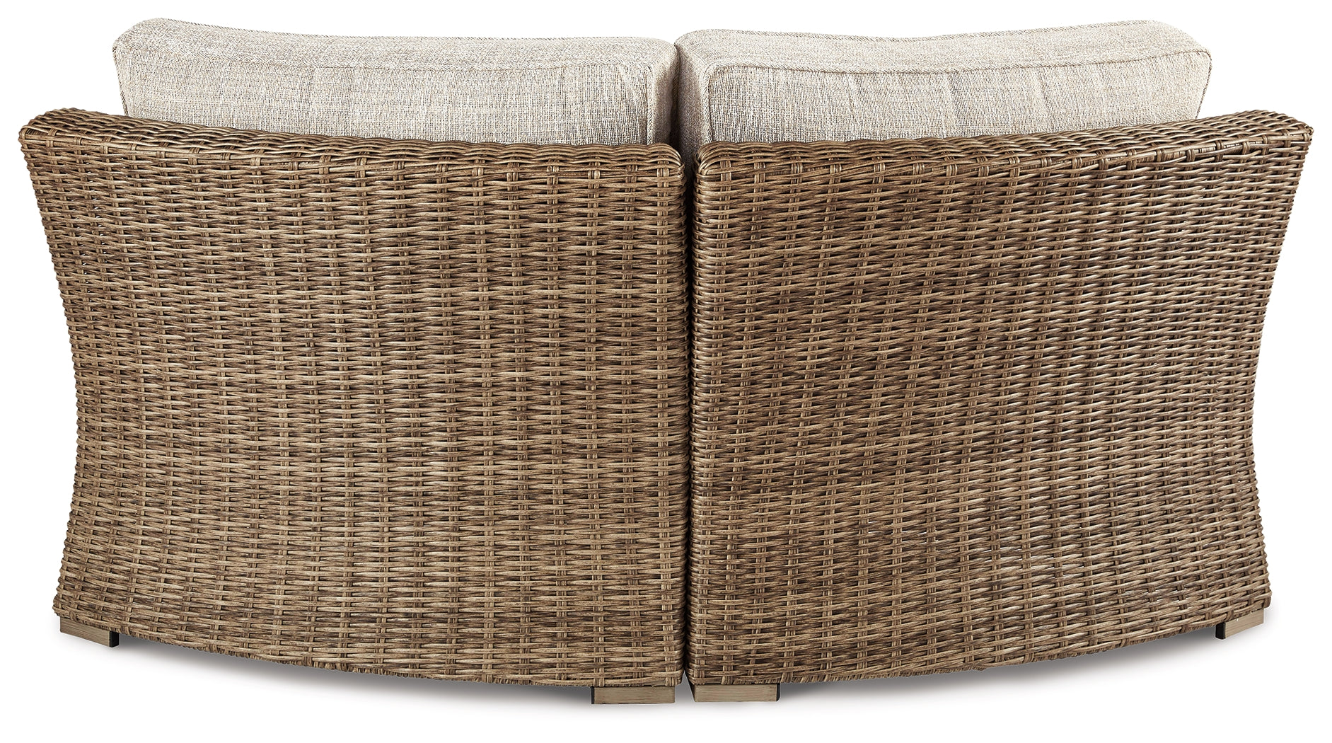 Beachcroft 4-Piece Outdoor Sectional, 2 Arm Chairs, Lounge Chair and Bench