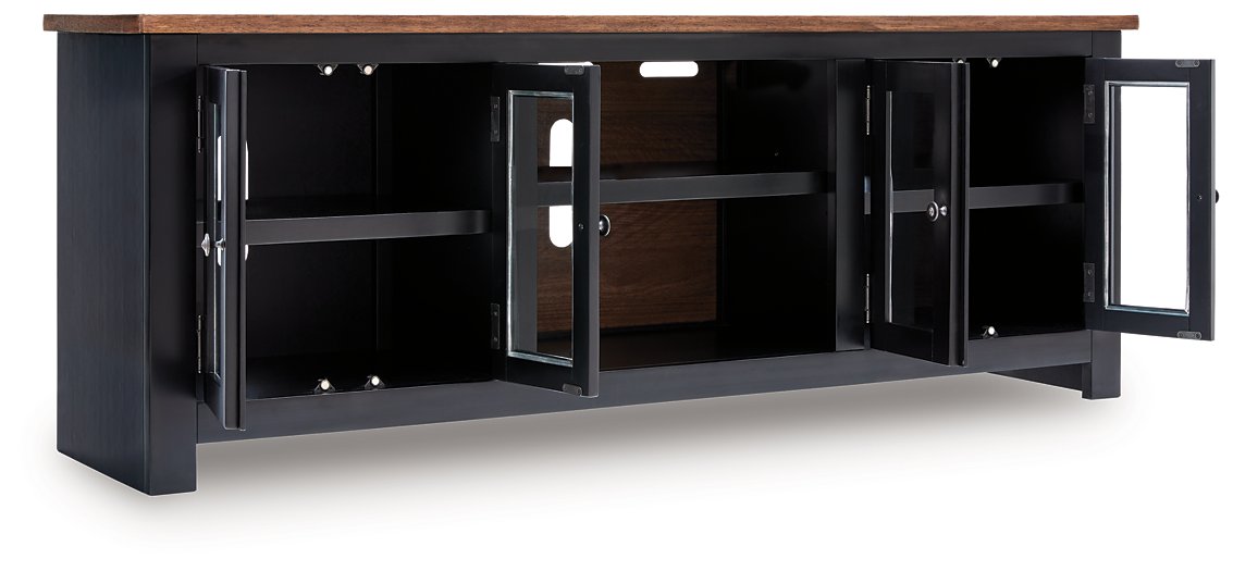 Wildenauer 76" TV Stand with Electric Fireplace