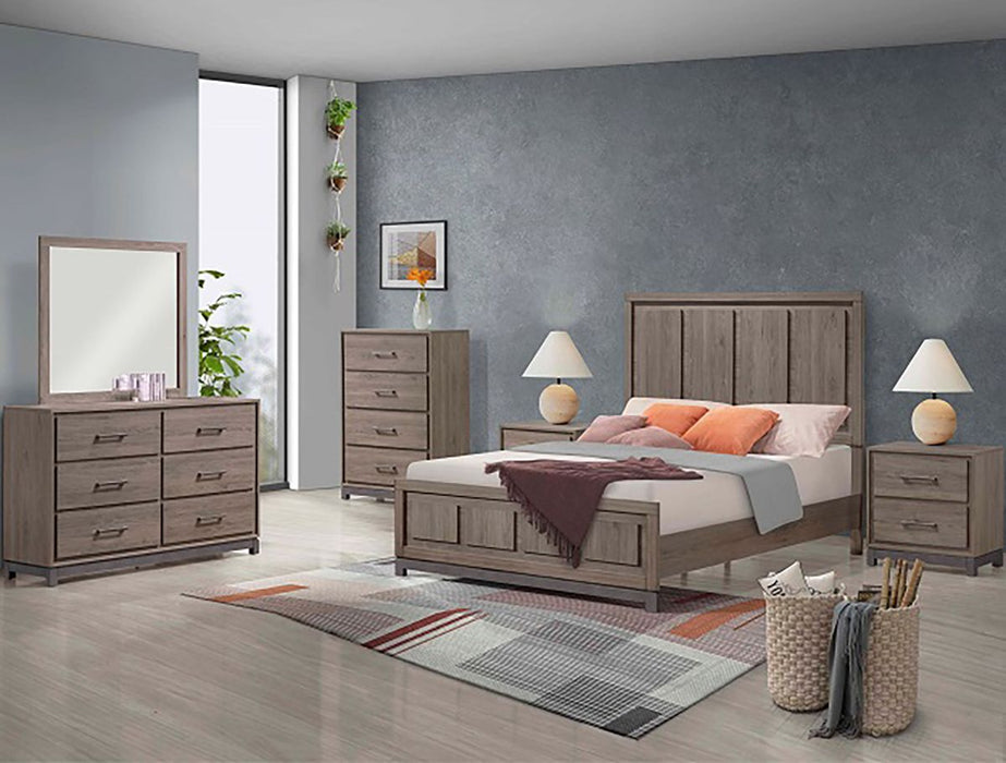 Crown Mark Furniture River 4 Drawer Chest In Brown
