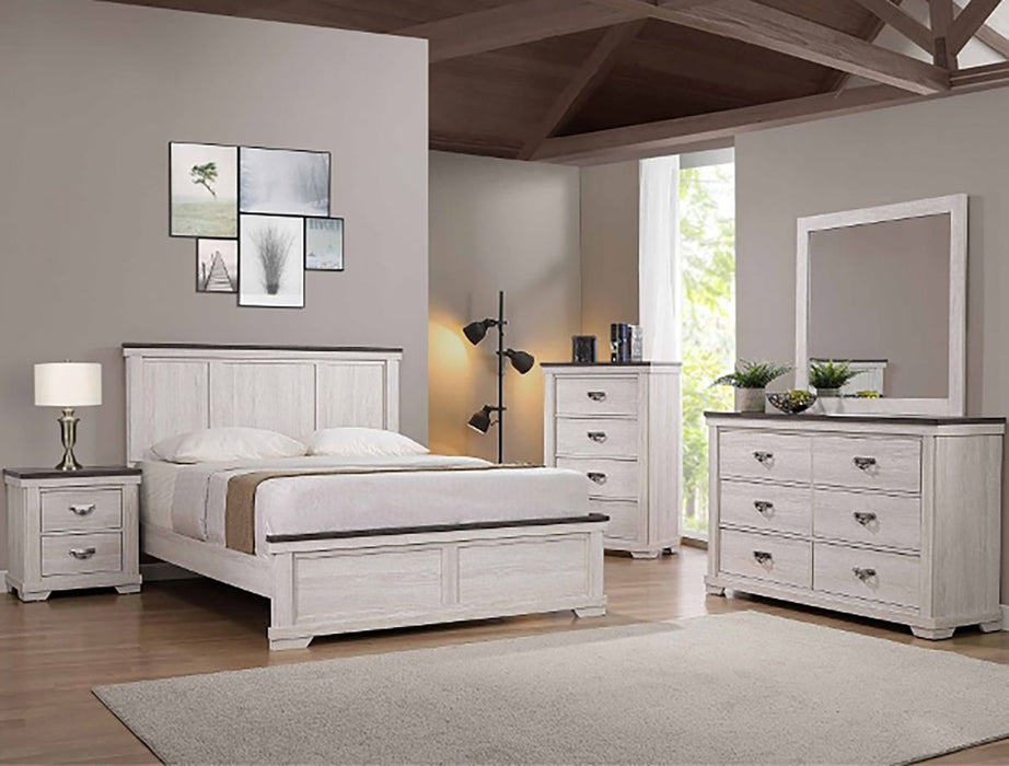 Leighton 6 Drawer Dresser In White
