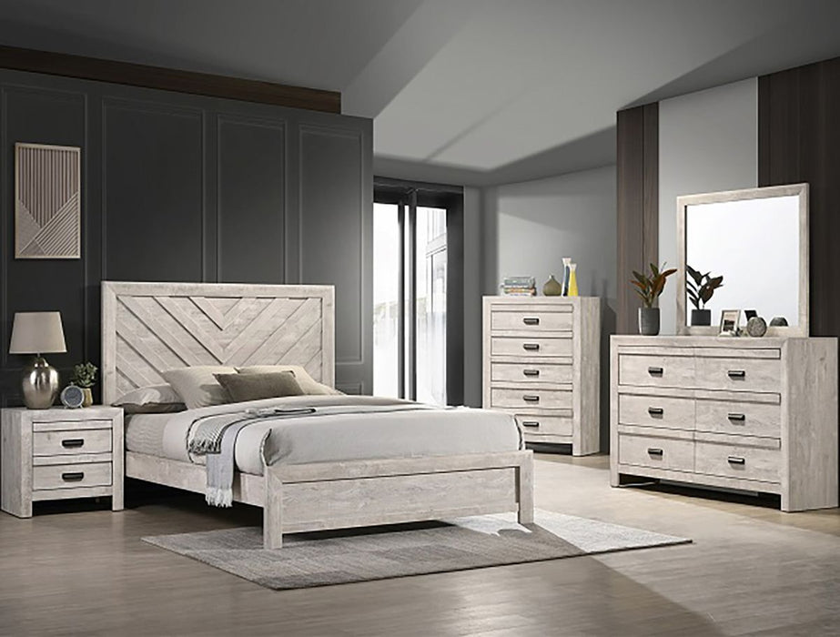 Valor 6 Drawer Dresser in Gray